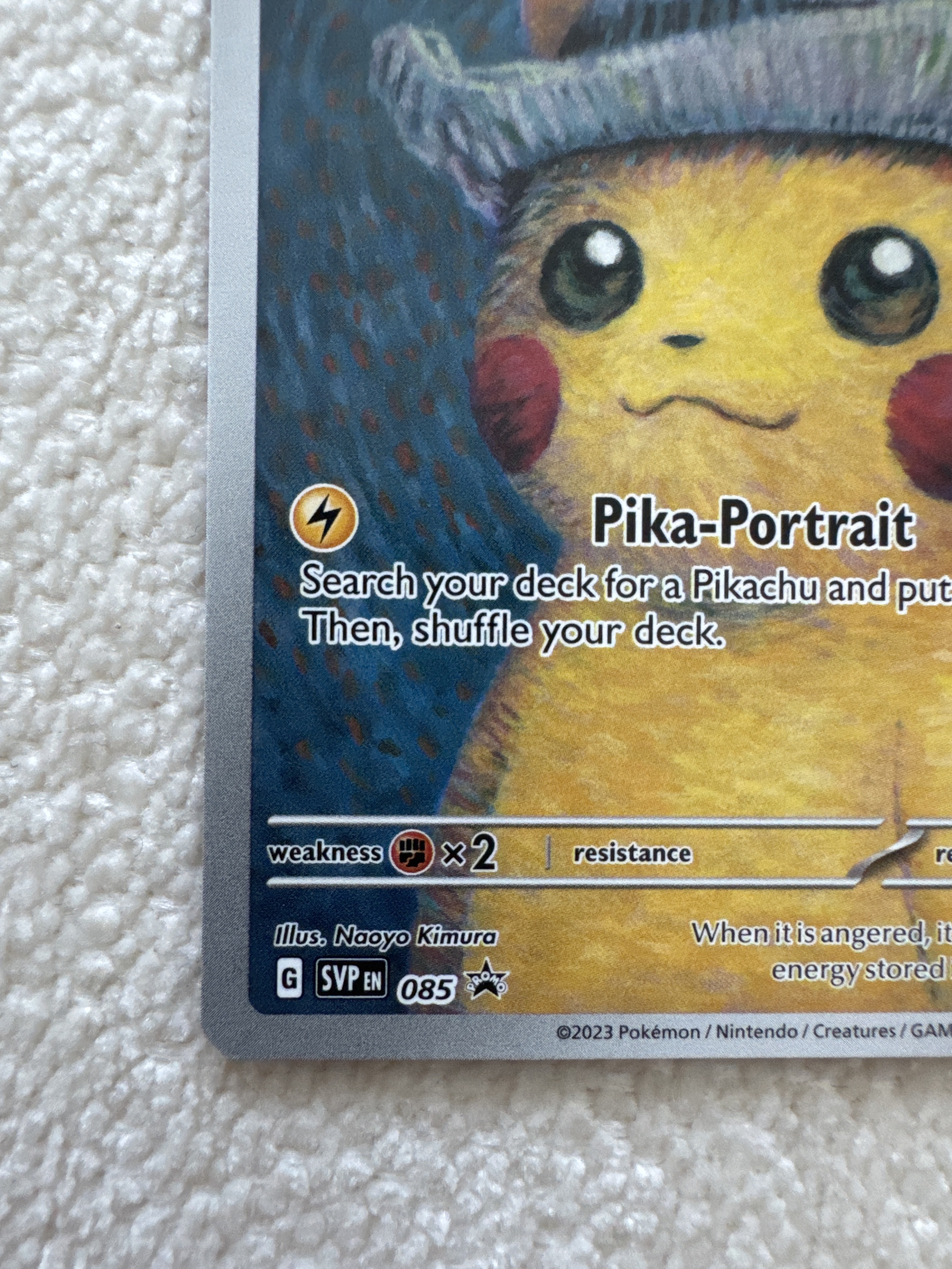 Pikachu with Grey Felt Hat — seller photo