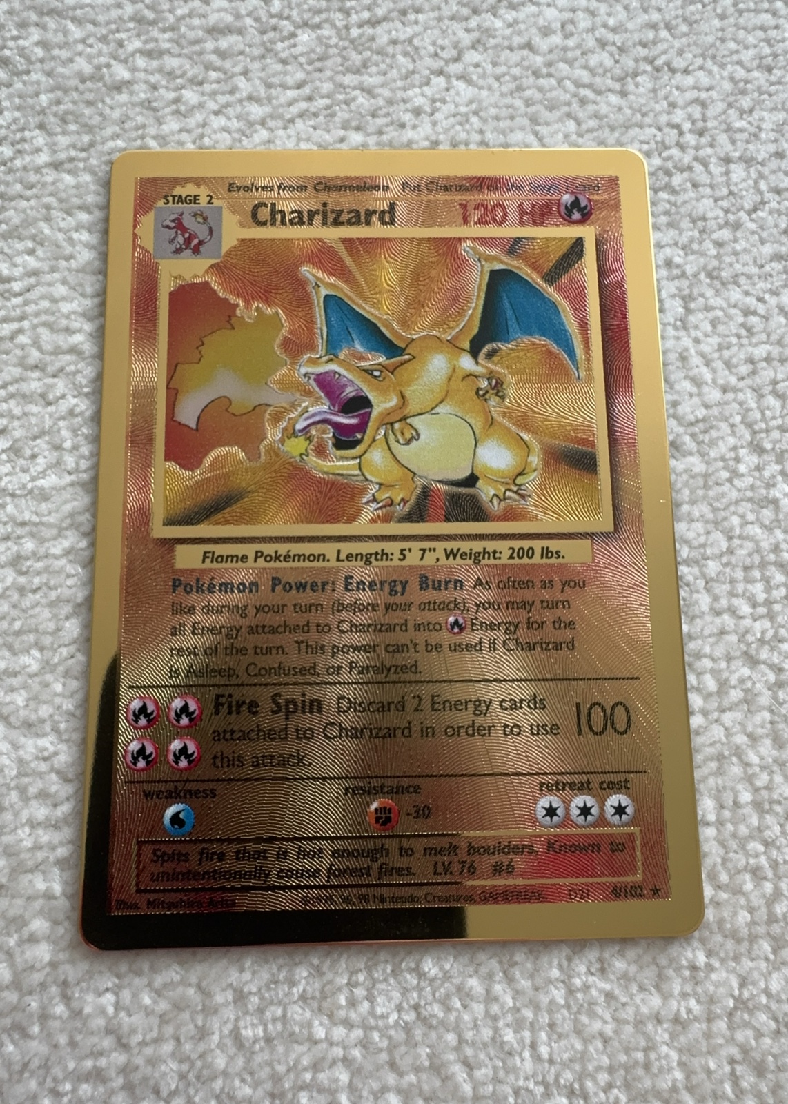 Charizard — seller photo