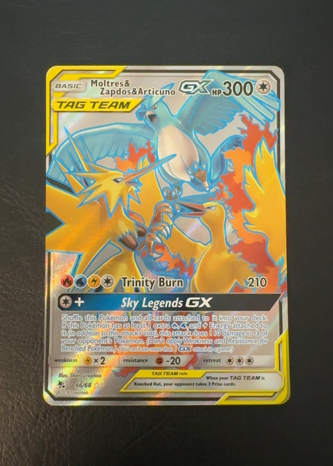 Moltres & Zapdos & Articuno-GX — seller photo