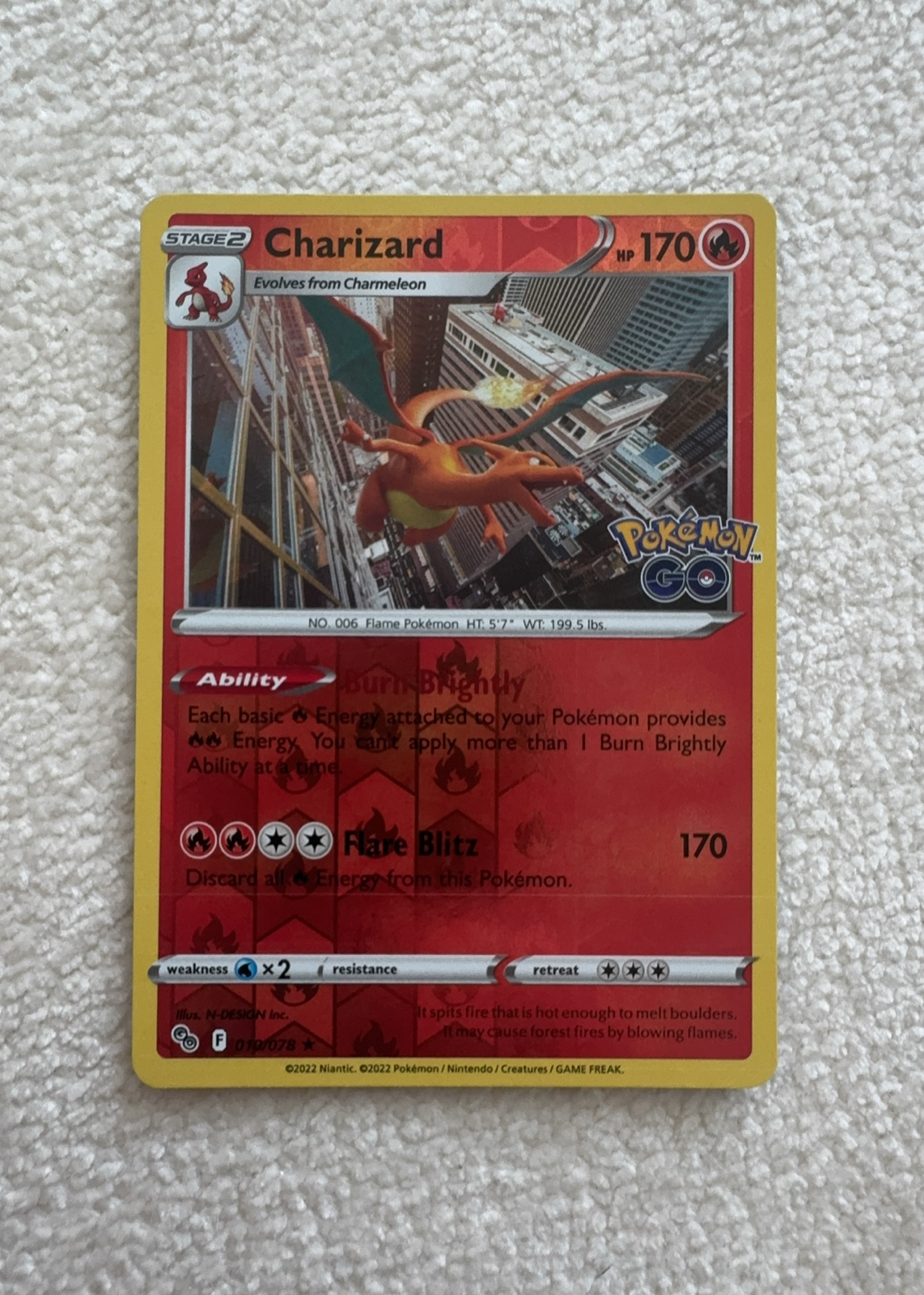 Charizard — seller photo