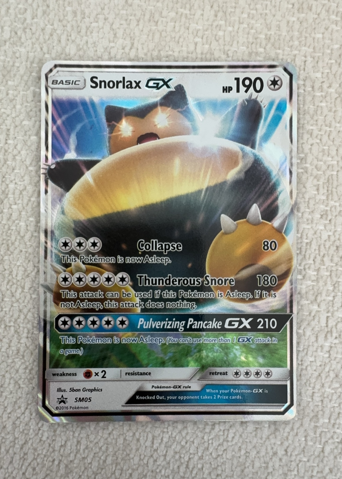 Snorlax-GX — seller photo