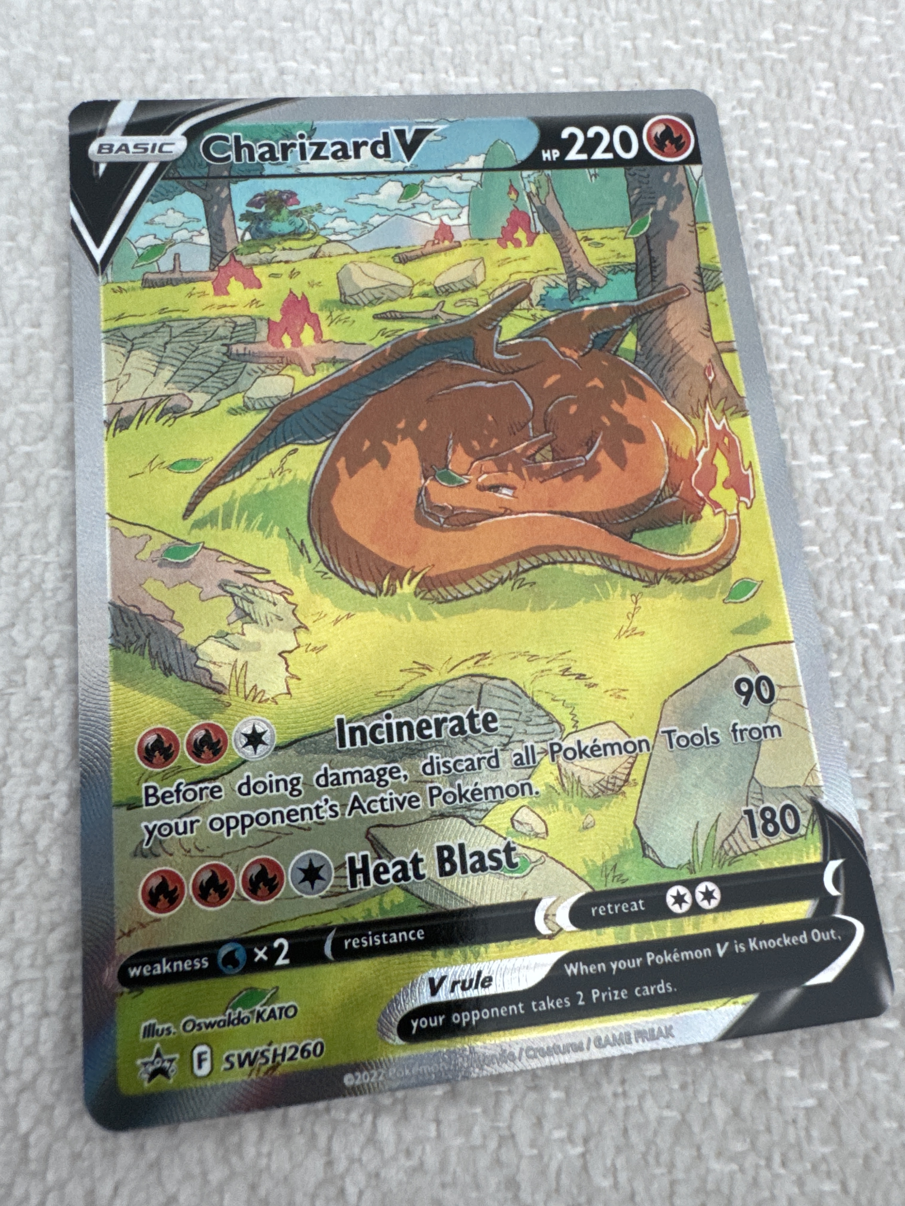 Charizard V — seller photo