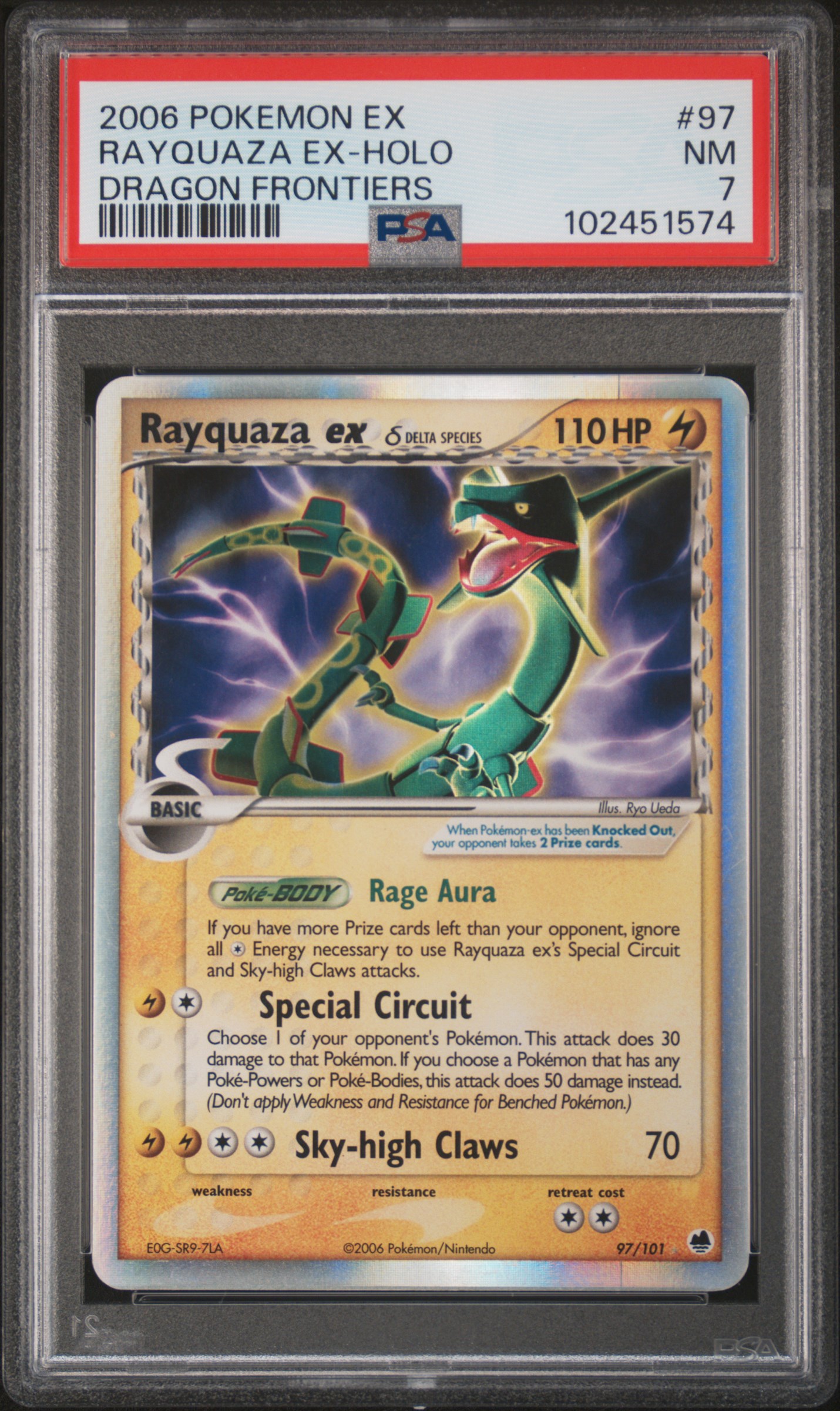 Rayquaza ex δ — seller photo