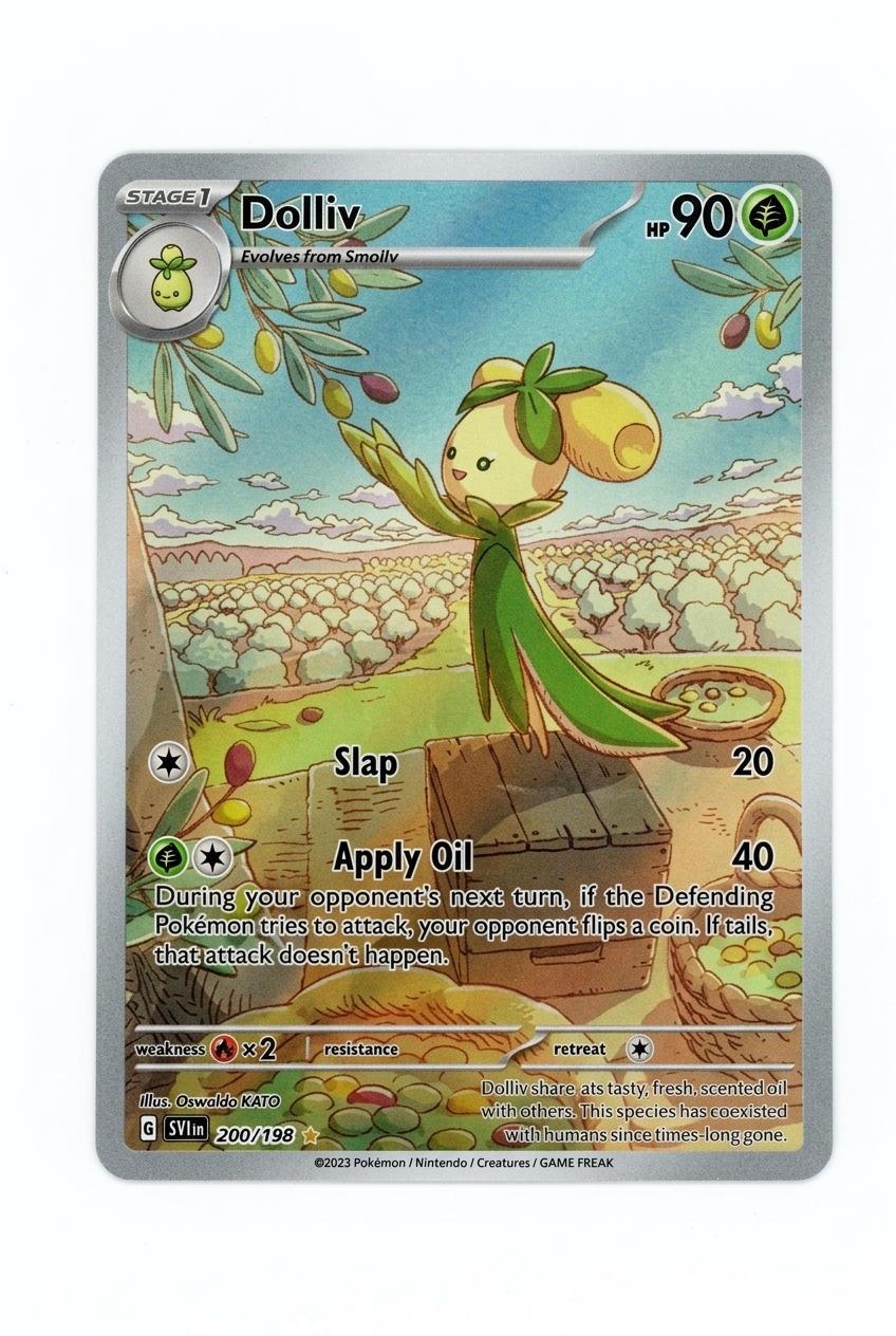 Dolliv 200/198 Scarlet & Violet 2023 - Illustration Rare Holofoil EN (Raw - Near Mint)