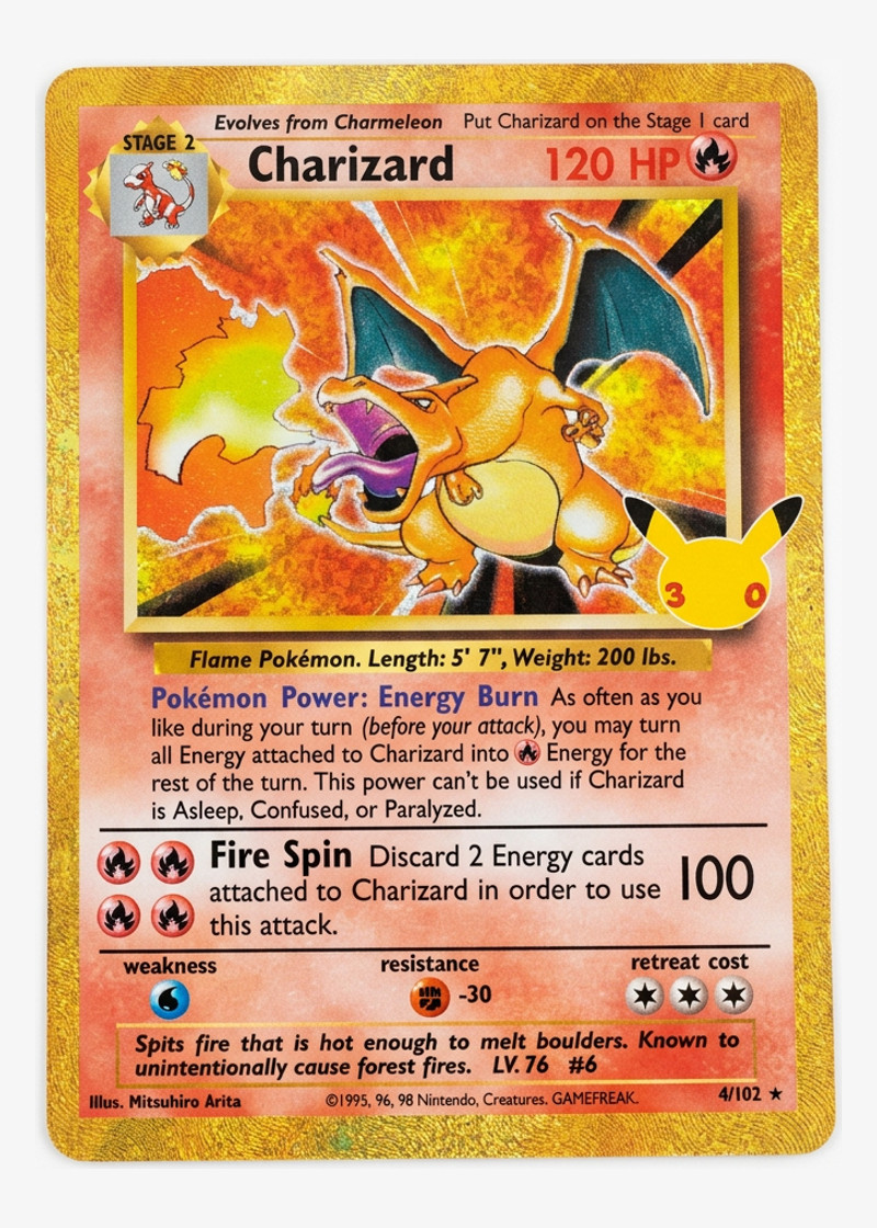 Charizard 4/102 30th Celebration: Classic Collection 2026 - Rare Holo EN (Raw - Near Mint)
