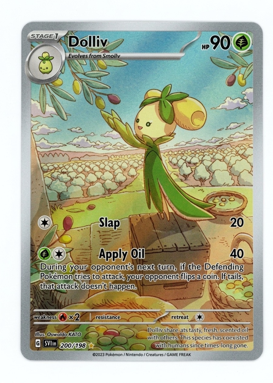 Dolliv 200/198 Scarlet & Violet 2023 - Illustration Rare Holofoil EN (Raw - Near Mint)