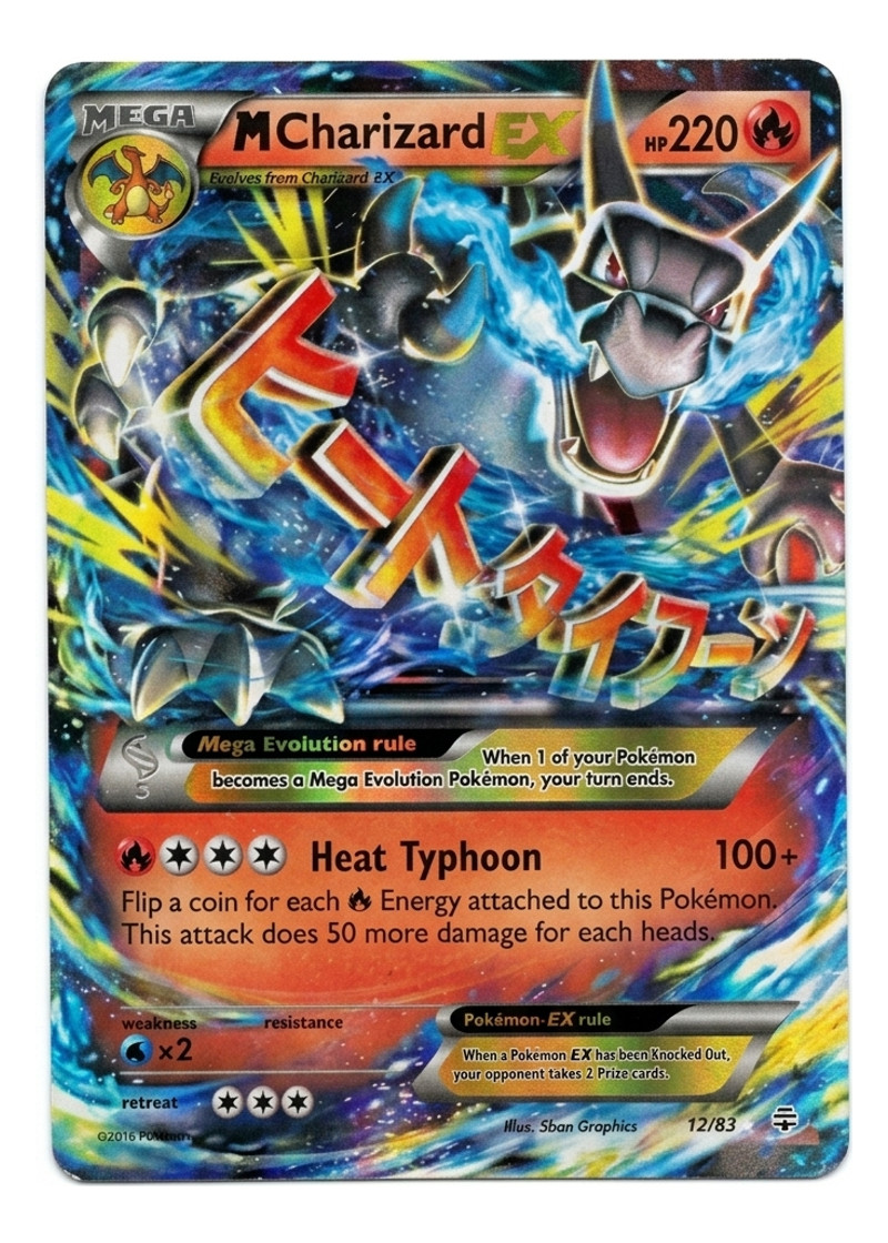 M Charizard-EX 12/83 Generations 2016 - Rare Holo EX EN (Raw - Near Mint)