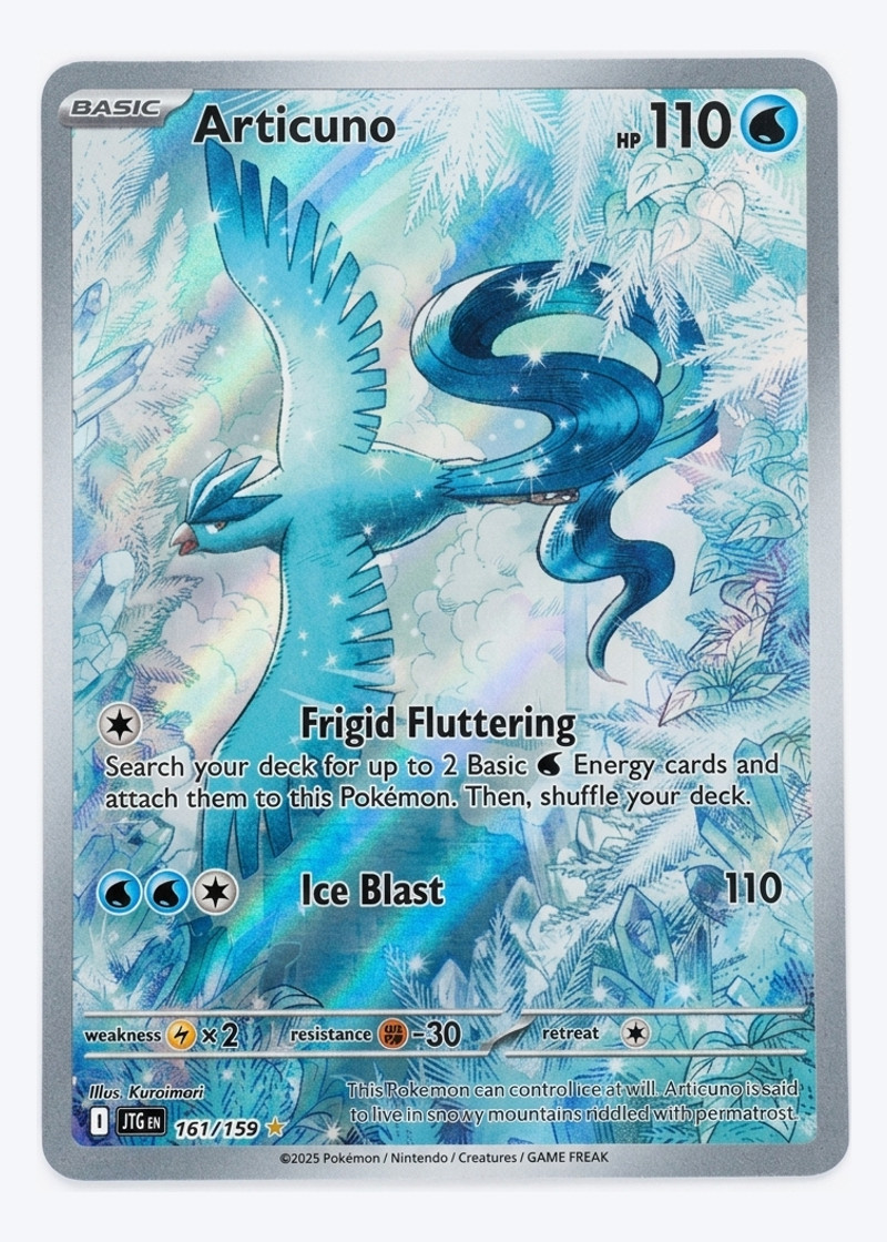 Articuno 161/159 Journey Together 2025 - Illustration Rare Holofoil EN (Raw - Near Mint)