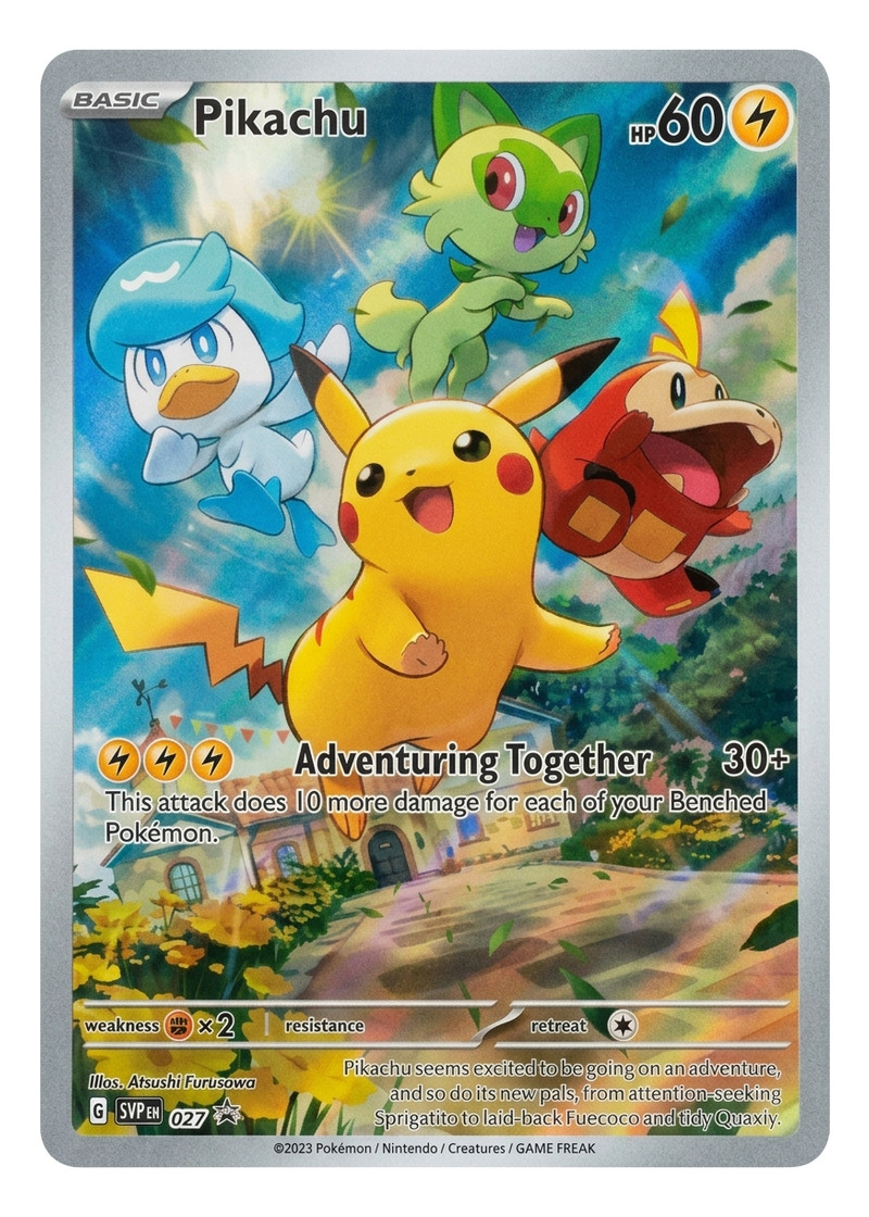 Pikachu 27 Scarlet & Violet Black Star Promos 2023 - Promo Holofoil EN (Raw - Near Mint)