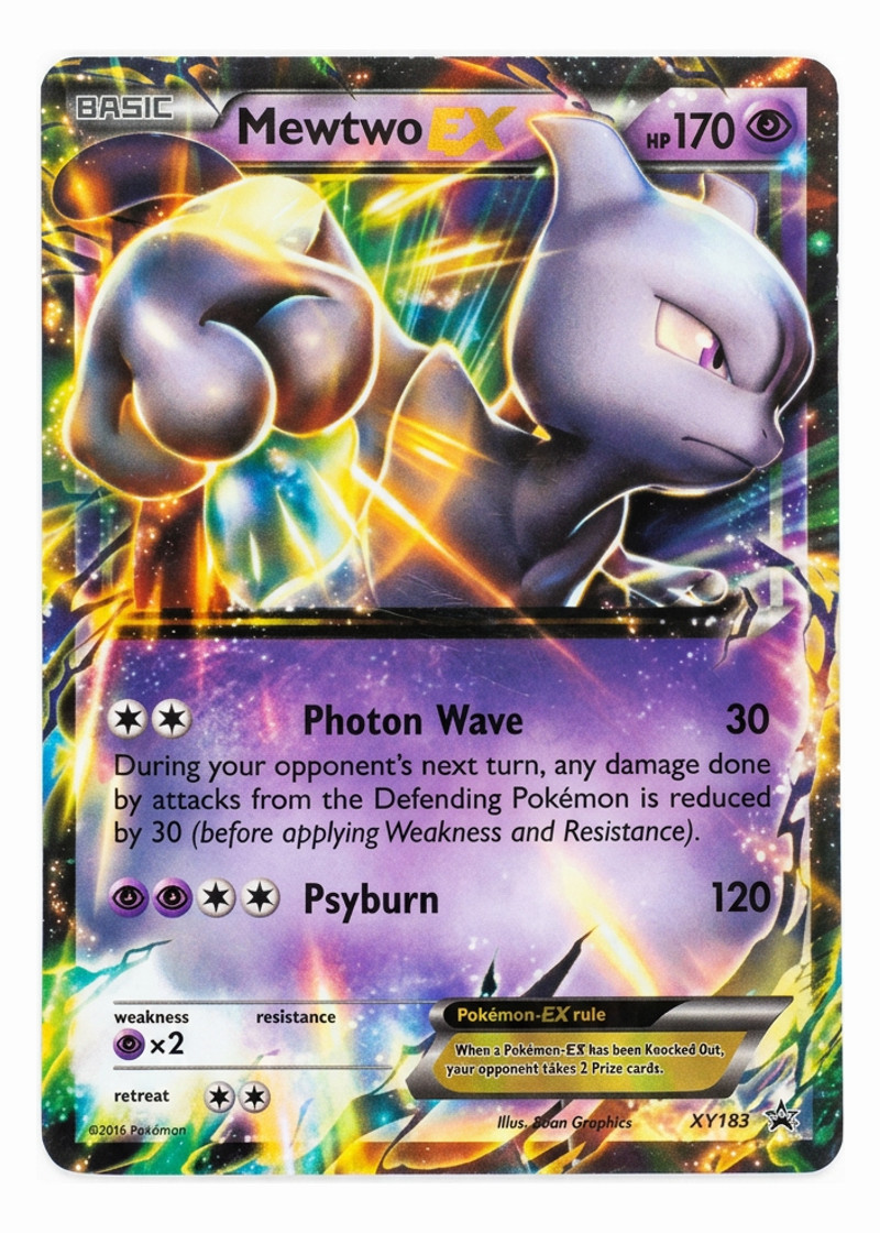 Mewtwo EX XY183 XY Black Star Promos 2016 - Promo Holo EN (Near Mint)