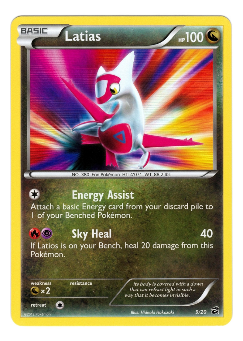 Latias 9/20 Dragon Vault 2012 - Rare Holo Holofoil EN (Raw - Near Mint)