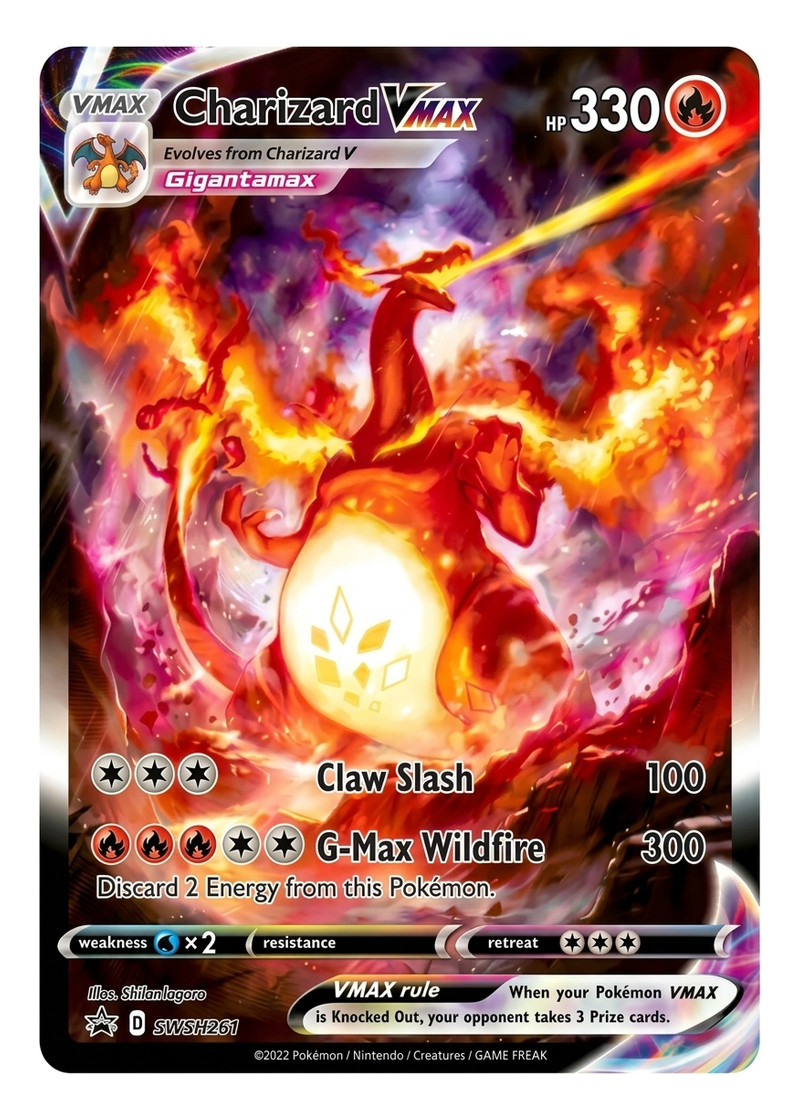 Charizard VMAX SWSH261 SWSH Black Star Promos 2019 - Promo Holofoil EN (Raw - Near Mint)