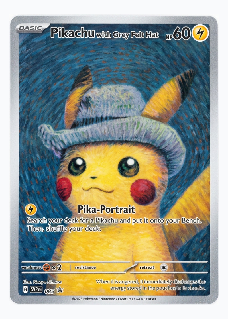 Pikachu with Grey Felt Hat 85 Scarlet & Violet Black Star Promos 2023 - Promo EN (Raw - Near Mint)