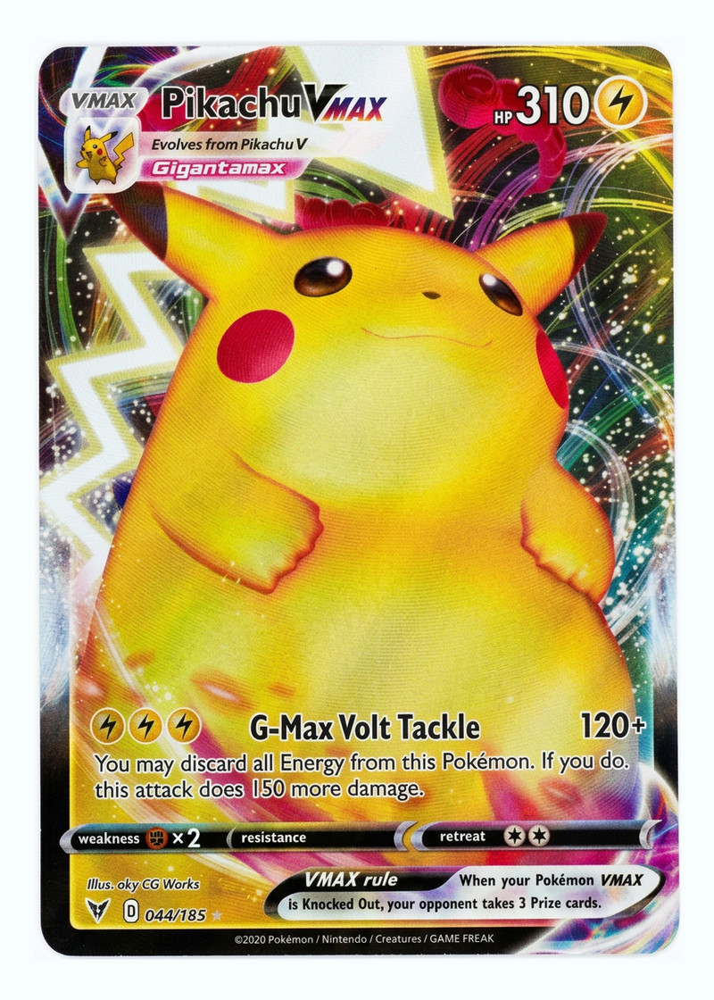 Pikachu VMAX 044/185 Vivid Voltage 2020 - Rare Holo EN (Near Mint)