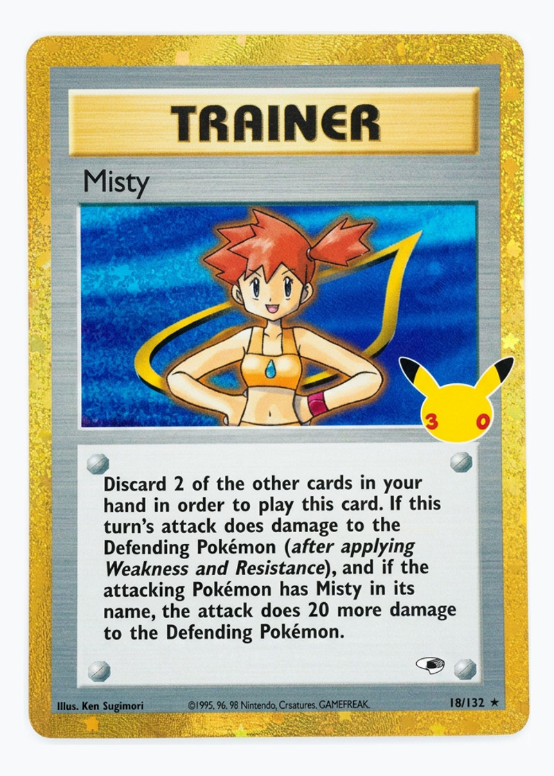 Misty 18/132 30th Celebration: Classic Collection 2026 - Rare Holo EN (Raw - Near Mint)