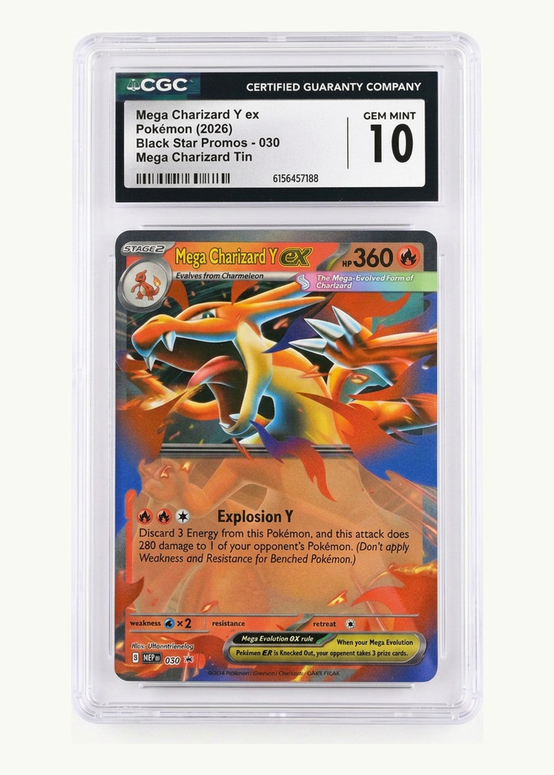 Mega Charizard Y ex 30 Mega Evolution Black Star Promos 2025 - Promo Holofoil EN (CGC 10 PRISTINE)