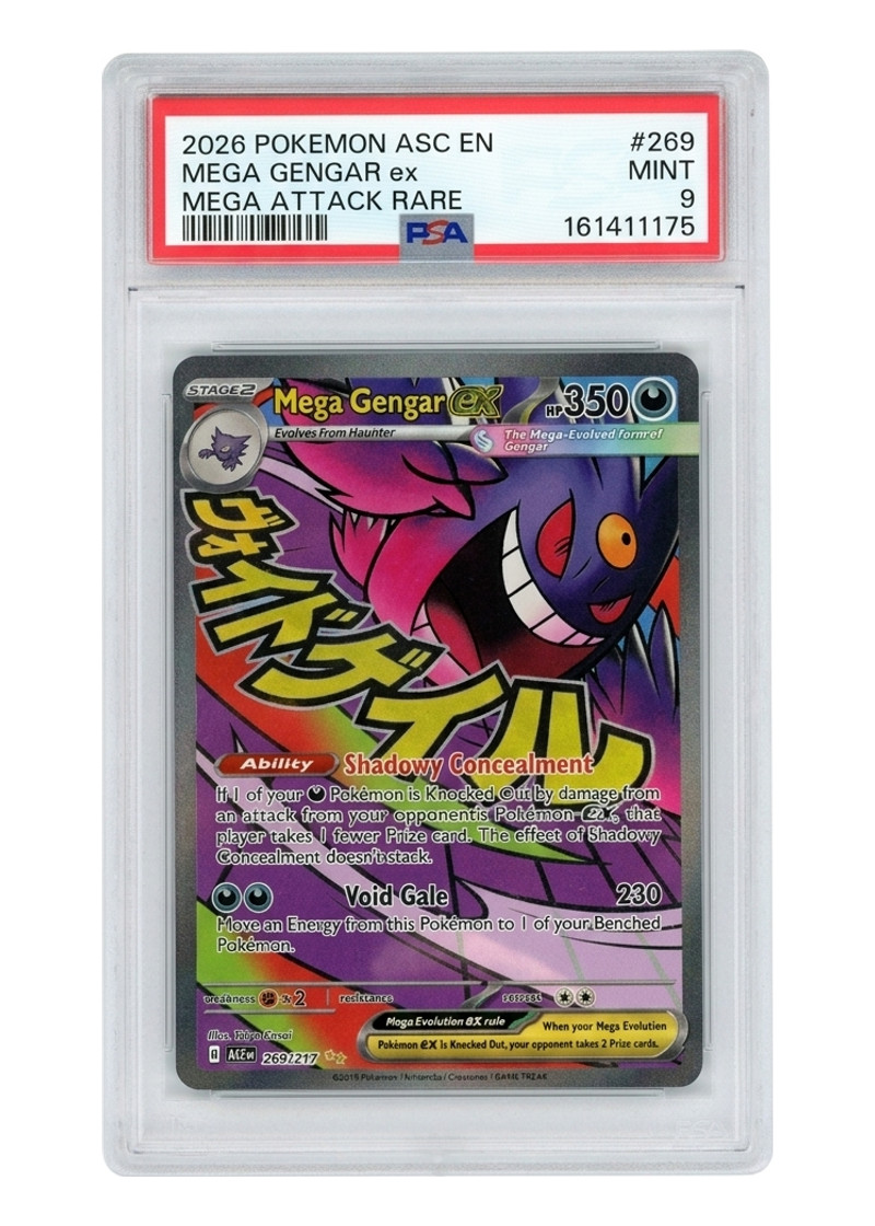 Mega Gengar ex 269/217 Ascended Heroes 2026 - Mega Attack Rare Holofoil EN (PSA 9 MINT)