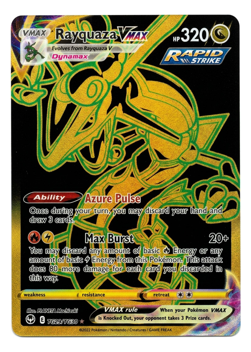 Rayquaza VMAX TG29/TG30 Silver Tempest Trainer Gallery 2022 - Rare Secret Holofoil EN (Raw - Near Mint)