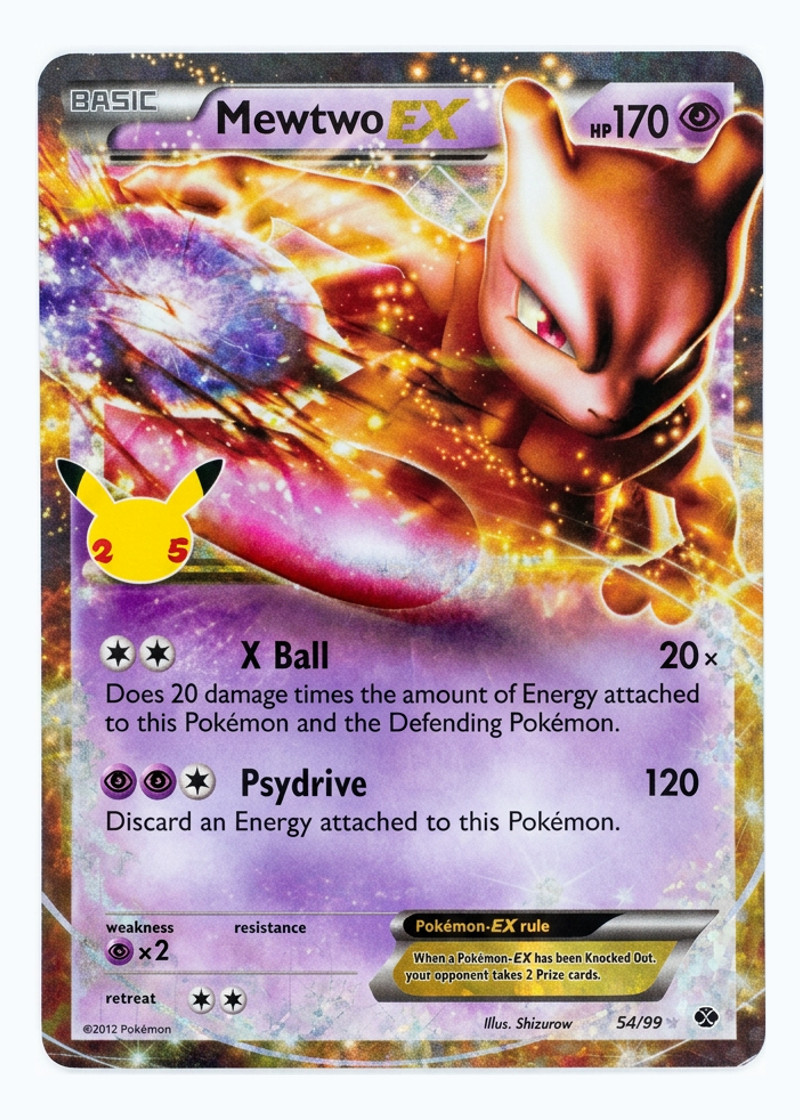 Mewtwo-EX 54 Celebrations: Classic Collection 2021 - Classic Collection Holofoil EN (Raw - Near Mint)