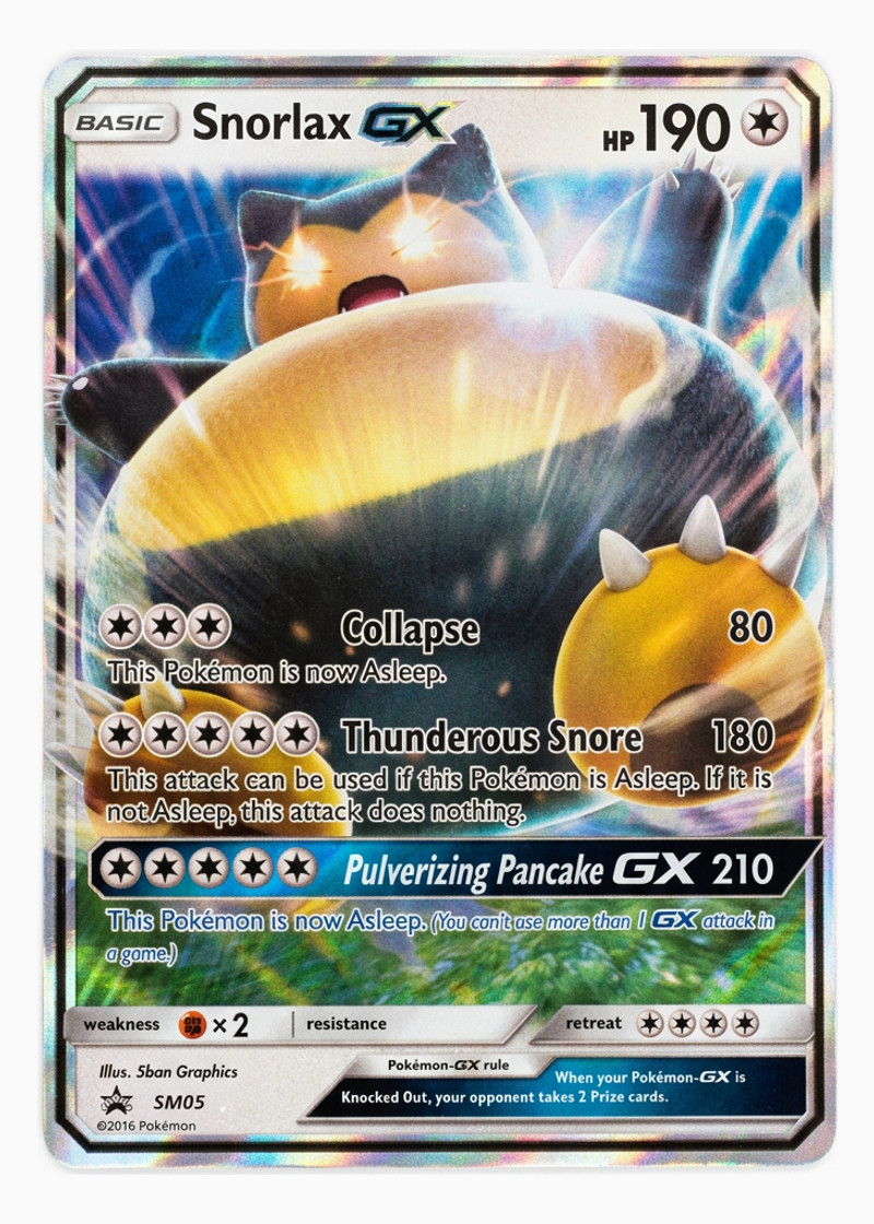 Snorlax GX SM05 SM Black Star Promos 2017 - Promo Holofoil EN (Near Mint)