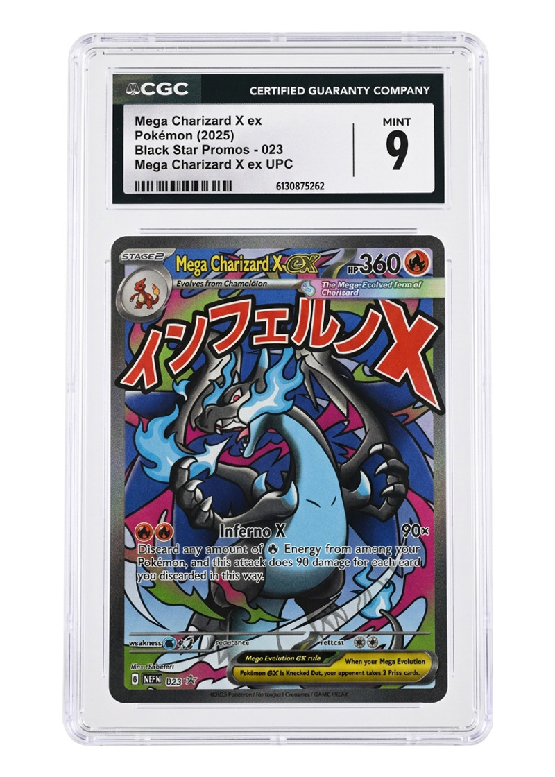 Mega Charizard X ex 23 Mega Evolution Black Star Promos 2025 - Promo Holofoil EN (CGC 9 MINT)