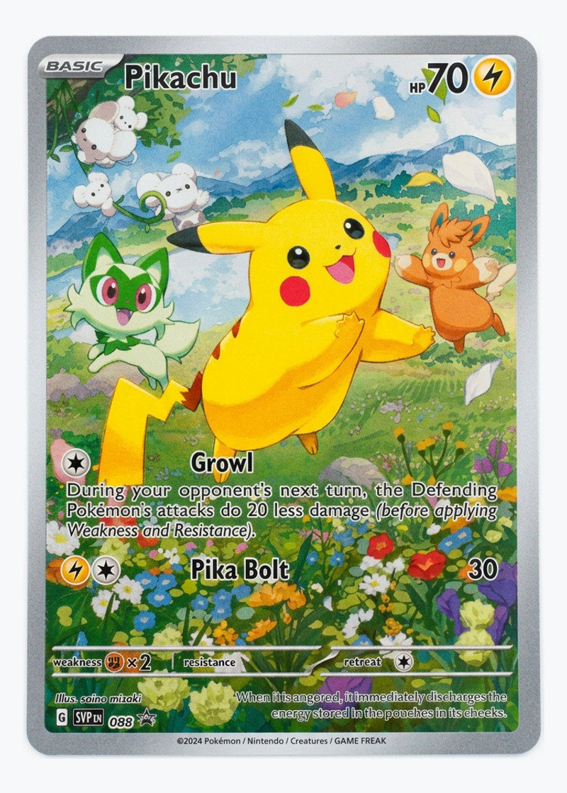 Pikachu 88 Scarlet & Violet Black Star Promos 2023 - Promo Holofoil EN (Raw - Near Mint)