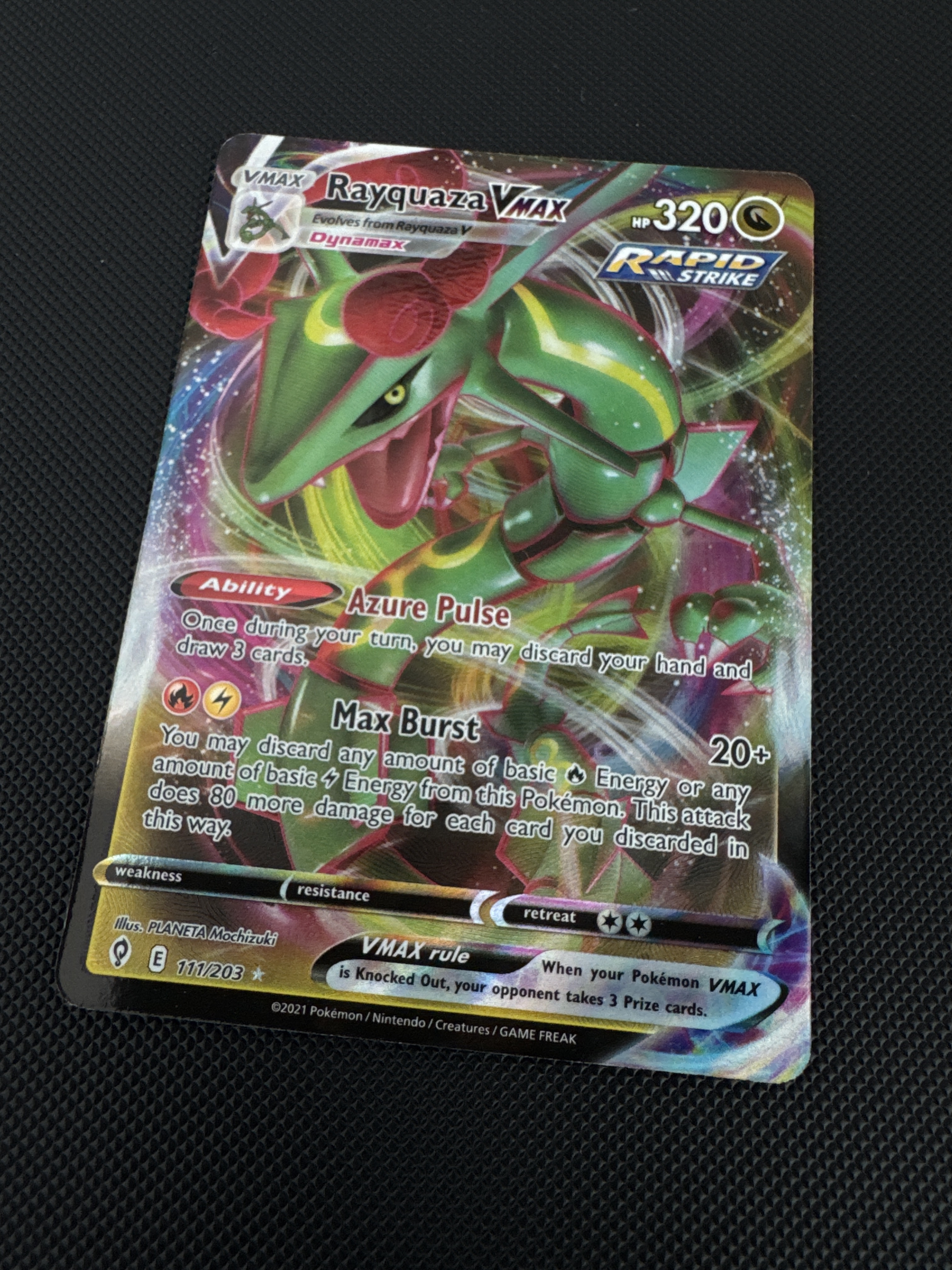 Rayquaza VMAX — seller photo