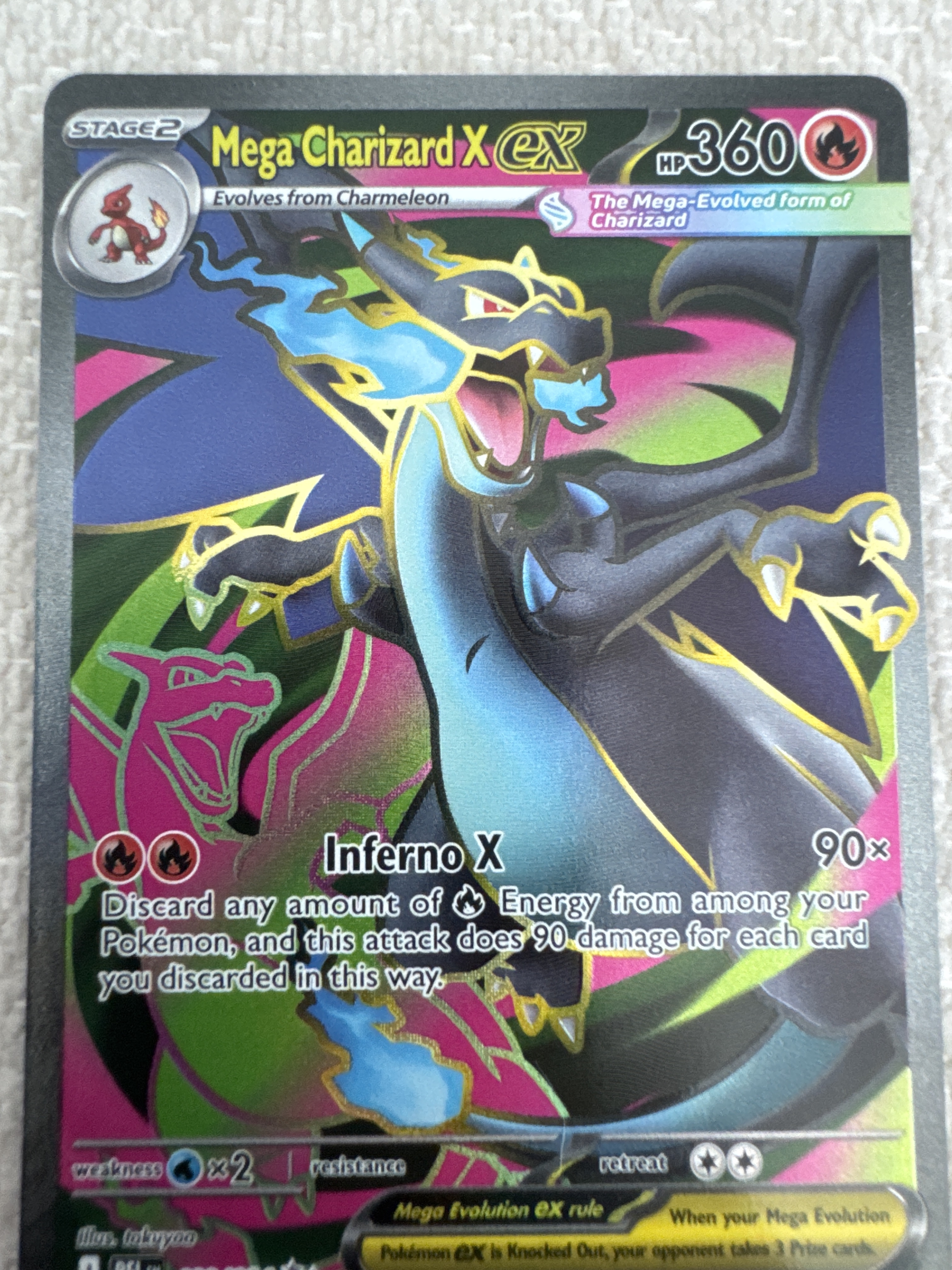 Mega Charizard X ex — seller photo