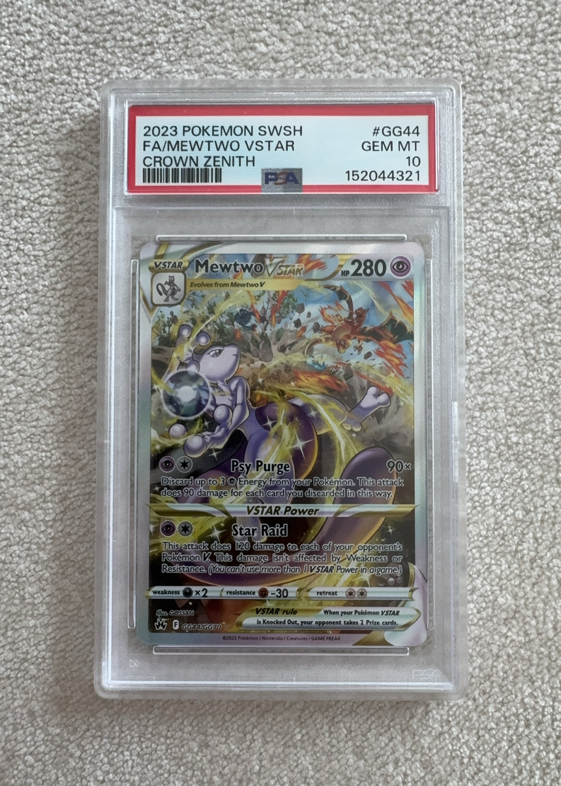 Mewtwo VSTAR — seller photo
